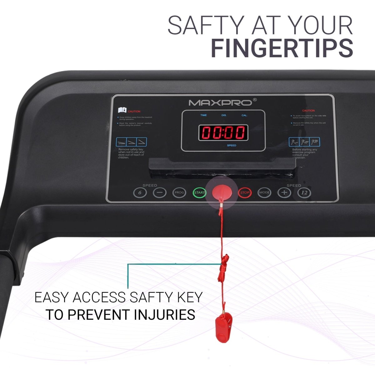 PTM370 TREADMILL MAX USER WEIGHT 100 KGS - Maxpro Fitness Equipments