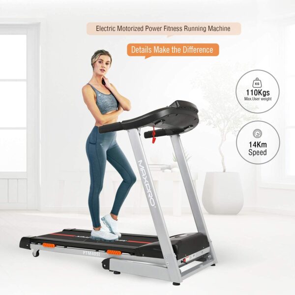 PTM405I TREADMILL MAX USER WEIGHT 110 KGS - Maxpro Fitness Equipments