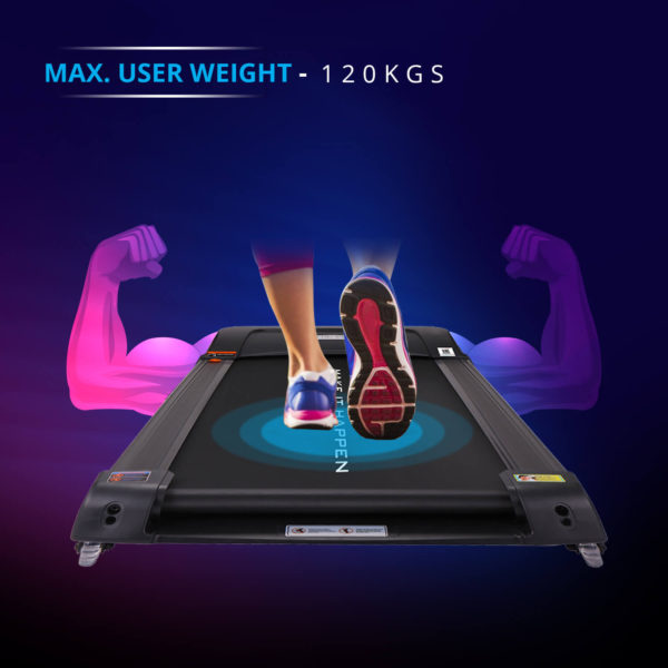 PTA460 TREADMILL MAX USER WEIGHT 130 KGS